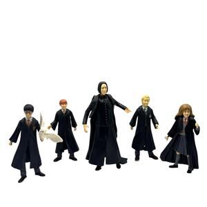 Vintage 2001 Mattel Harry Potter, Sorcerer's Stone Action Figures Lot of 5